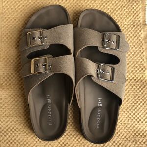 Madden Girl Beige Sandals Size 8 1/2